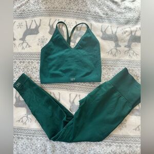 Sculpt Flex Mojito Set Active Leggings and Bra Set | Large